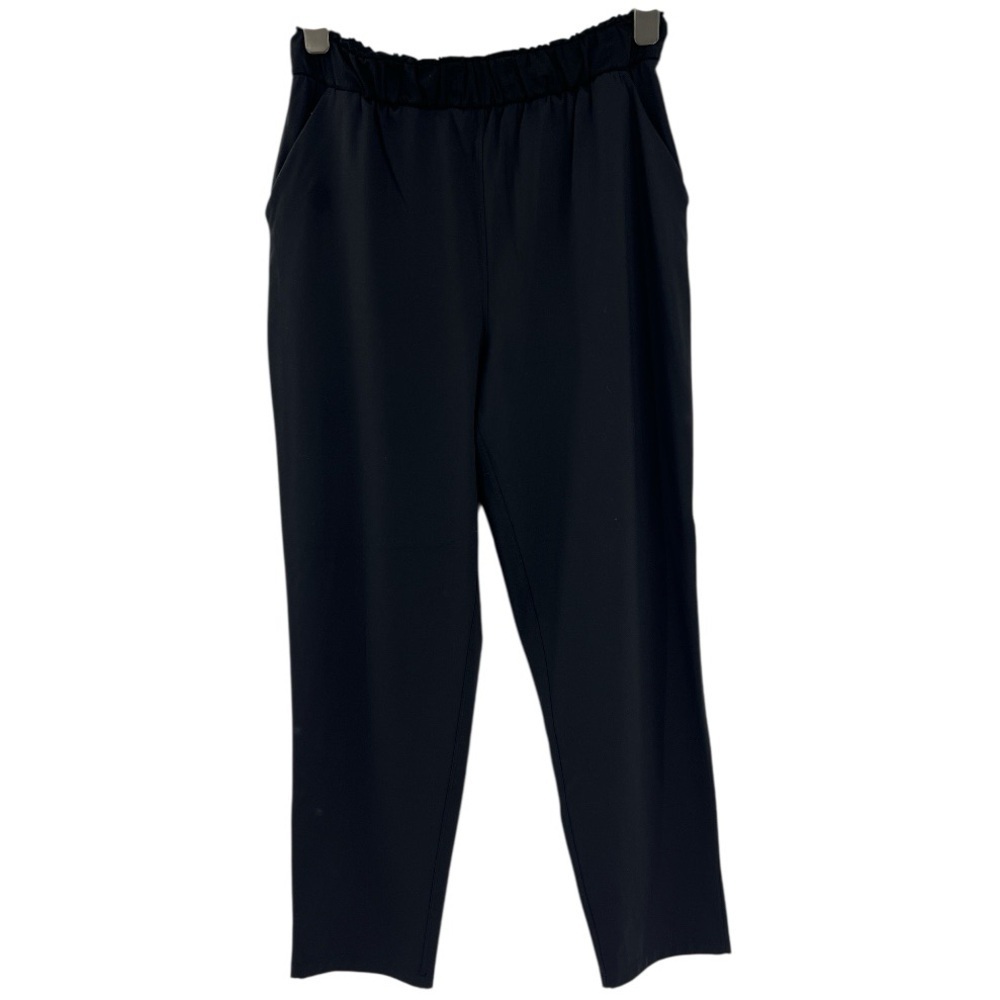 Lululemon Keep Moving Black Pant relax fit activewear lightweight Travel SZ 10